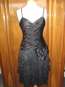 black lace dress £50