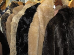 Vintage faux fur coats £20
